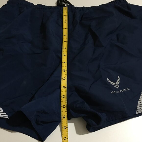 U.S. Air Force Trunks Physical Training Uniform Shorts PTU Brief 2XL Blue - Picture 9 of 10